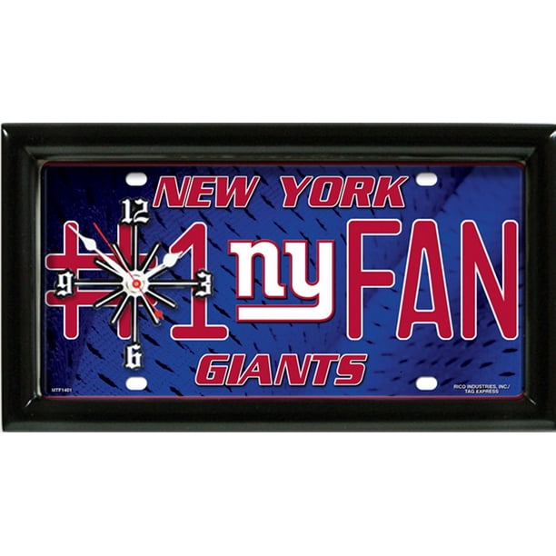 Horloge murale NFL des Giants de New York