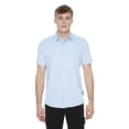 thumbnail image 1 of Dark Black Men's Short Sleeve Button-Down Shirt, 1 of 6