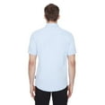 thumbnail image 3 of Dark Black Men's Short Sleeve Button-Down Shirt, 3 of 6