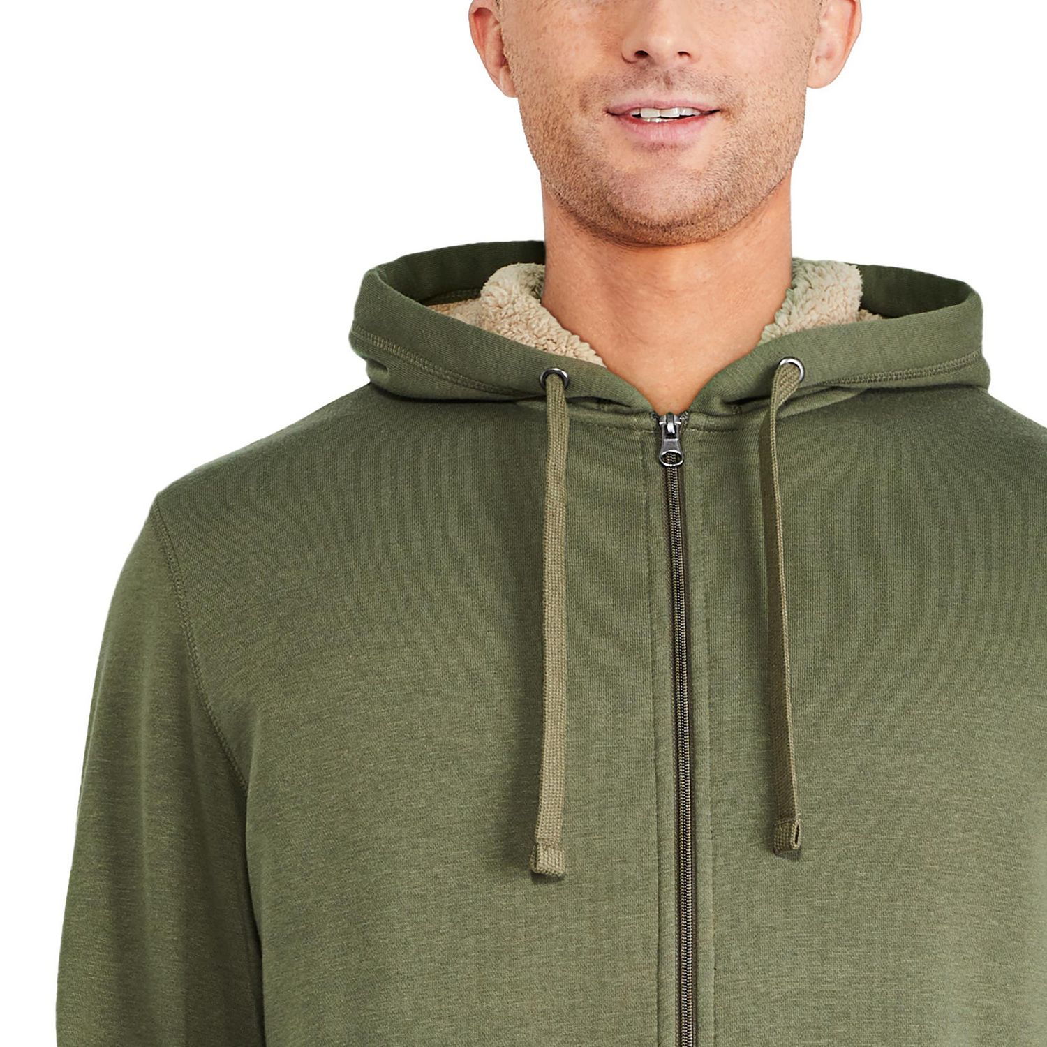 George Men s Sherpa Fleece Hoodie Walmart.ca