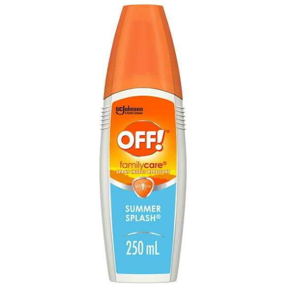 OFF! FamilyCare Insect Repellent, Bug Spray for up to 3 Hours of Protection, Summer Scent, 250mL​, 250 mL