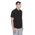 thumbnail image 2 of Dark Black Men's Short-Sleeve Button-Down Shirt, 2 of 6