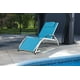 Chaise longue Vivere à quai solaire en aluminium – image 2 sur 2