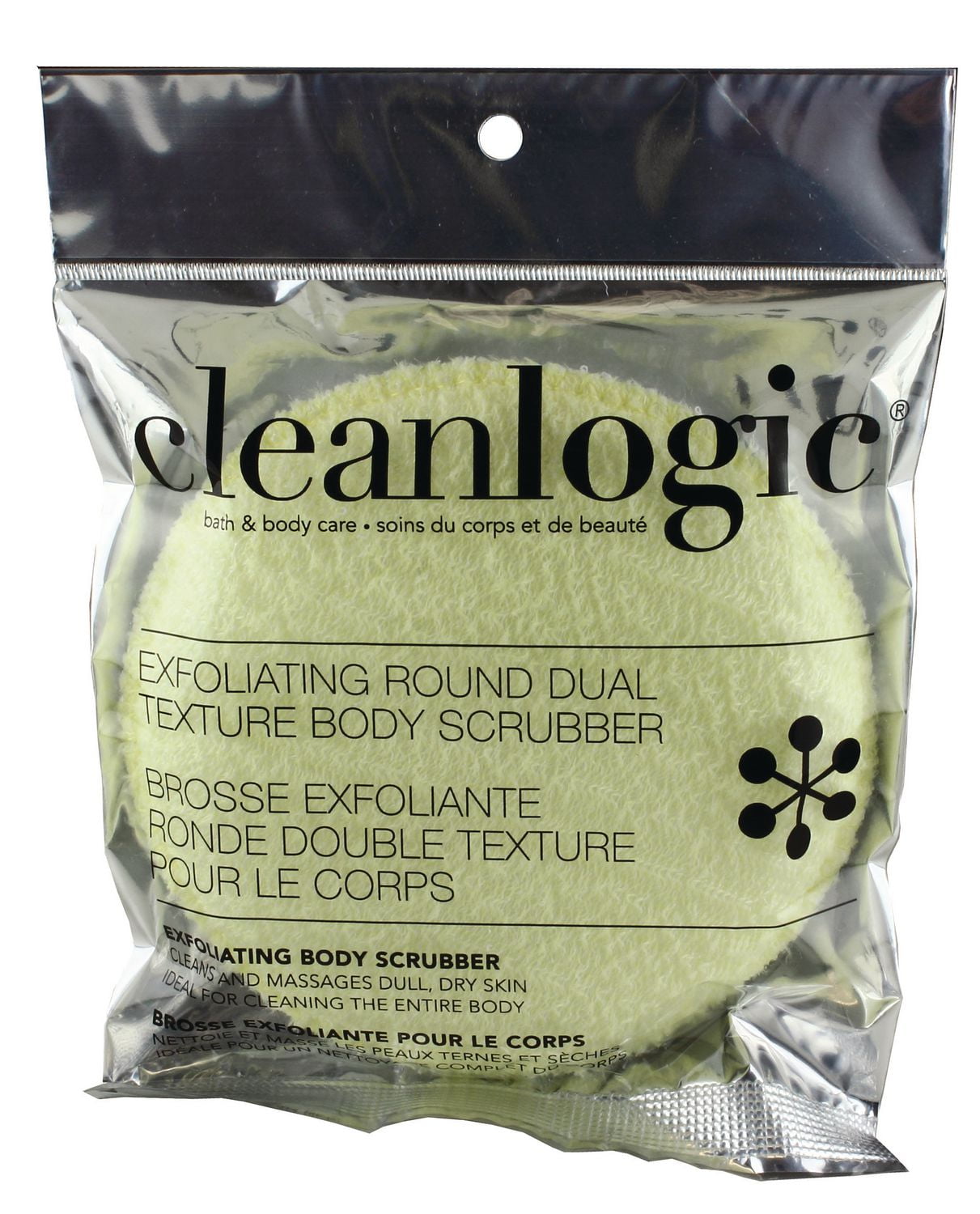 Clean Logic Exfoliating Round Dual Texture Body Scrubber Walmart Canada