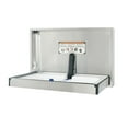 thumbnail image 1 of Table à langer Foundations murale horizontale en surface en acier inoxydable, 1 of 6