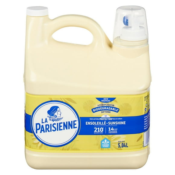 La Parisienne Fabric Softener SUNSHINE 5.04L - 210 wash loads, LP Fab Soft SUNSHINE 210 WL.