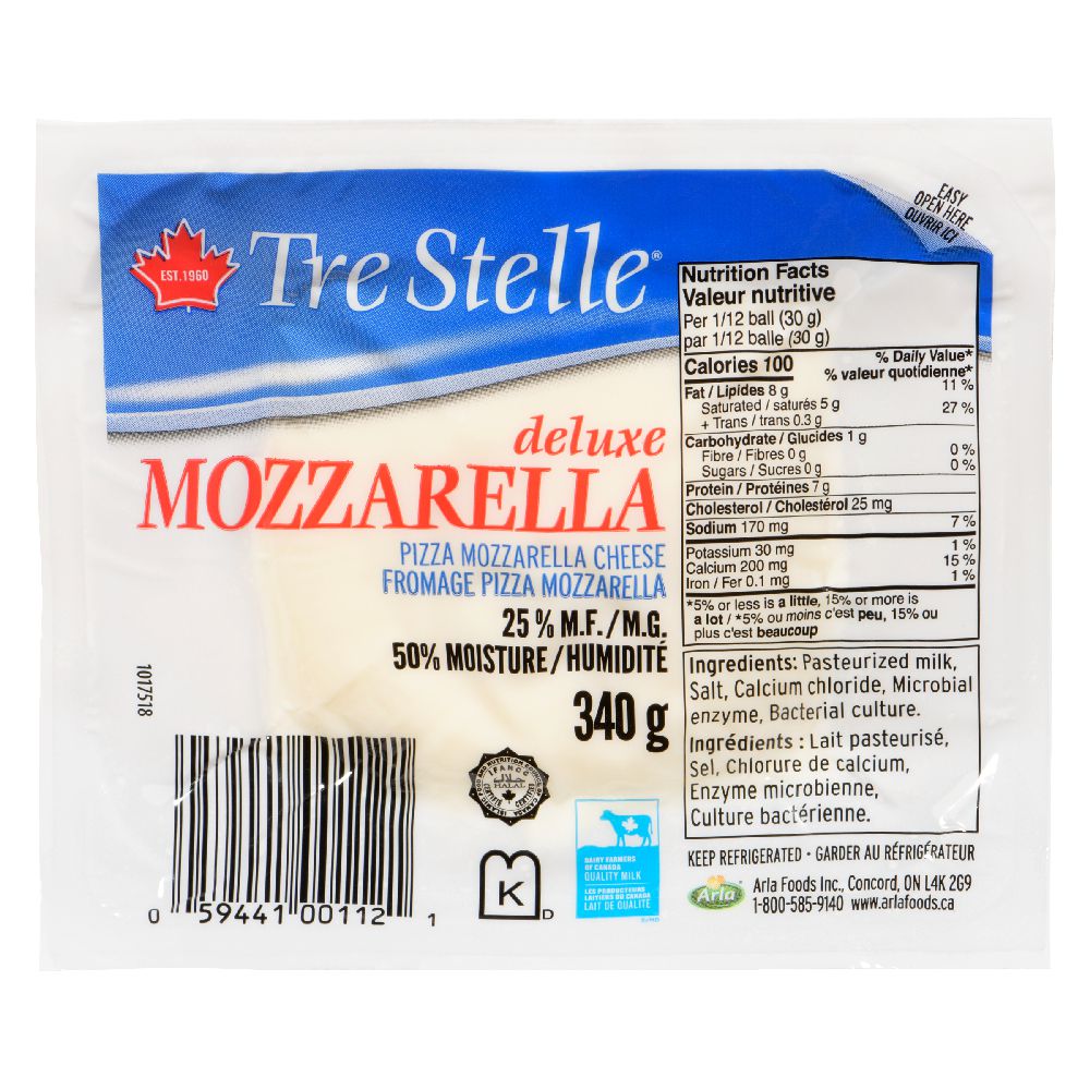 Tre Stelle Deluxe Pizza Mozzarella Ball Cheese