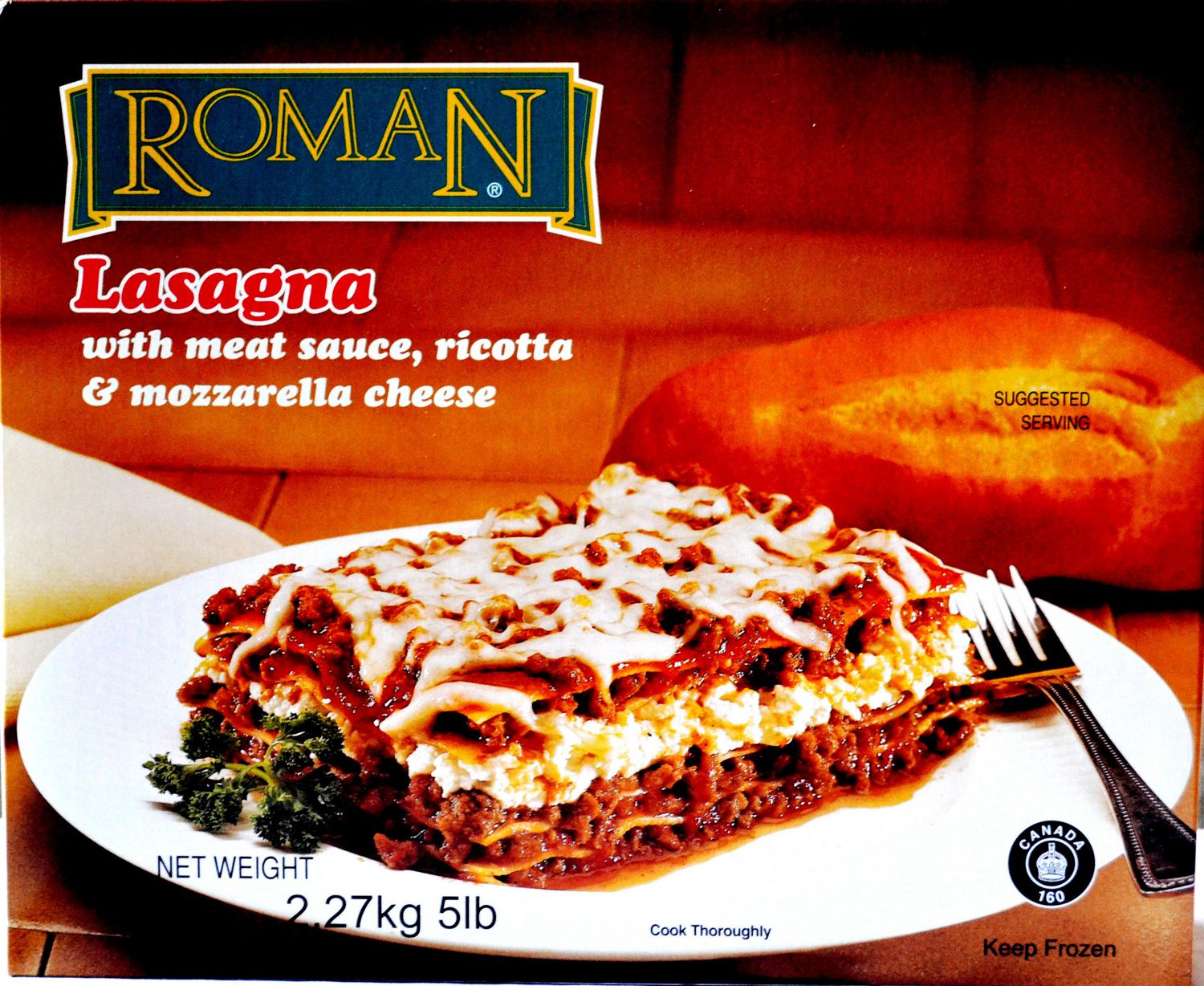 Roman Cheese Roman Mozzarella Cheese Lasagna with Ricotta And Meat ...