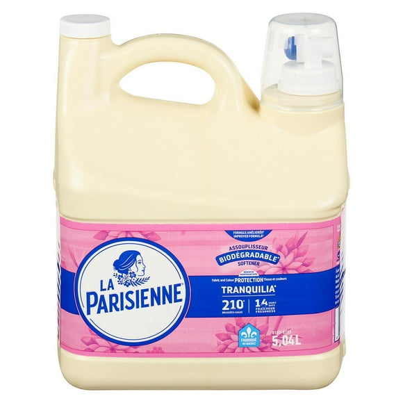 La Parisienne Fabric Softener TRANQUILIA 5.04L 210 wash loads., LP Fab Soft TRANQUILIA 210WL.