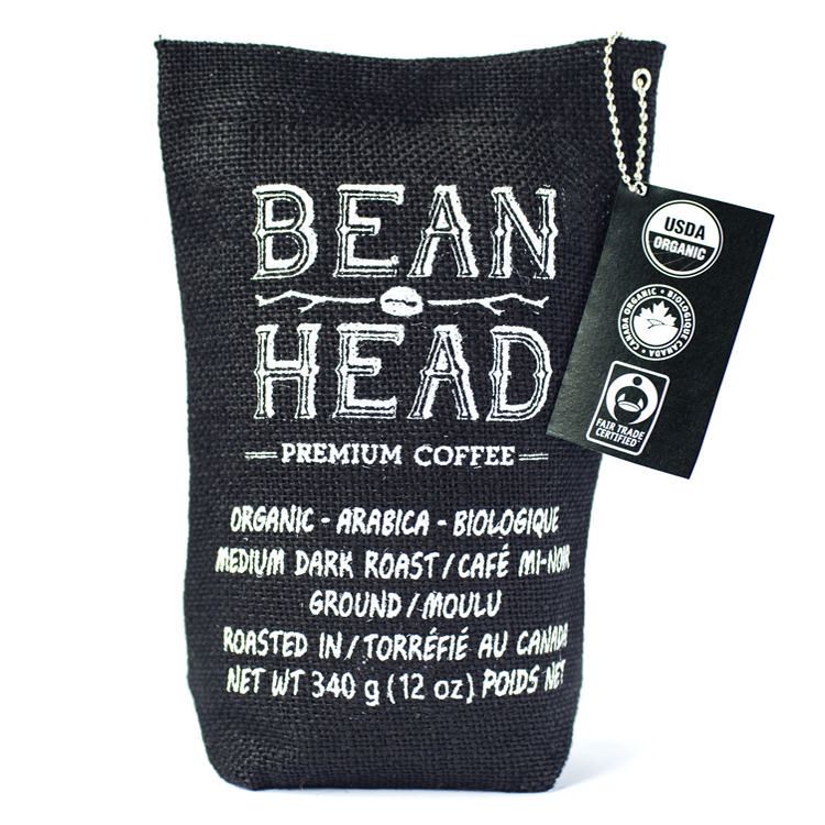 BEAN HEAD Premium Grade Organic Coffee Ground Walmart Canada