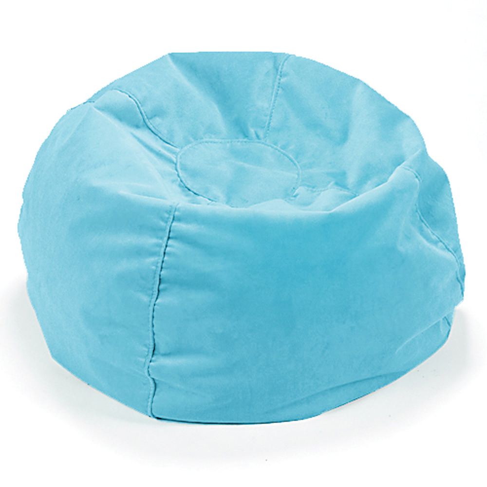 baby blue bean bag chair