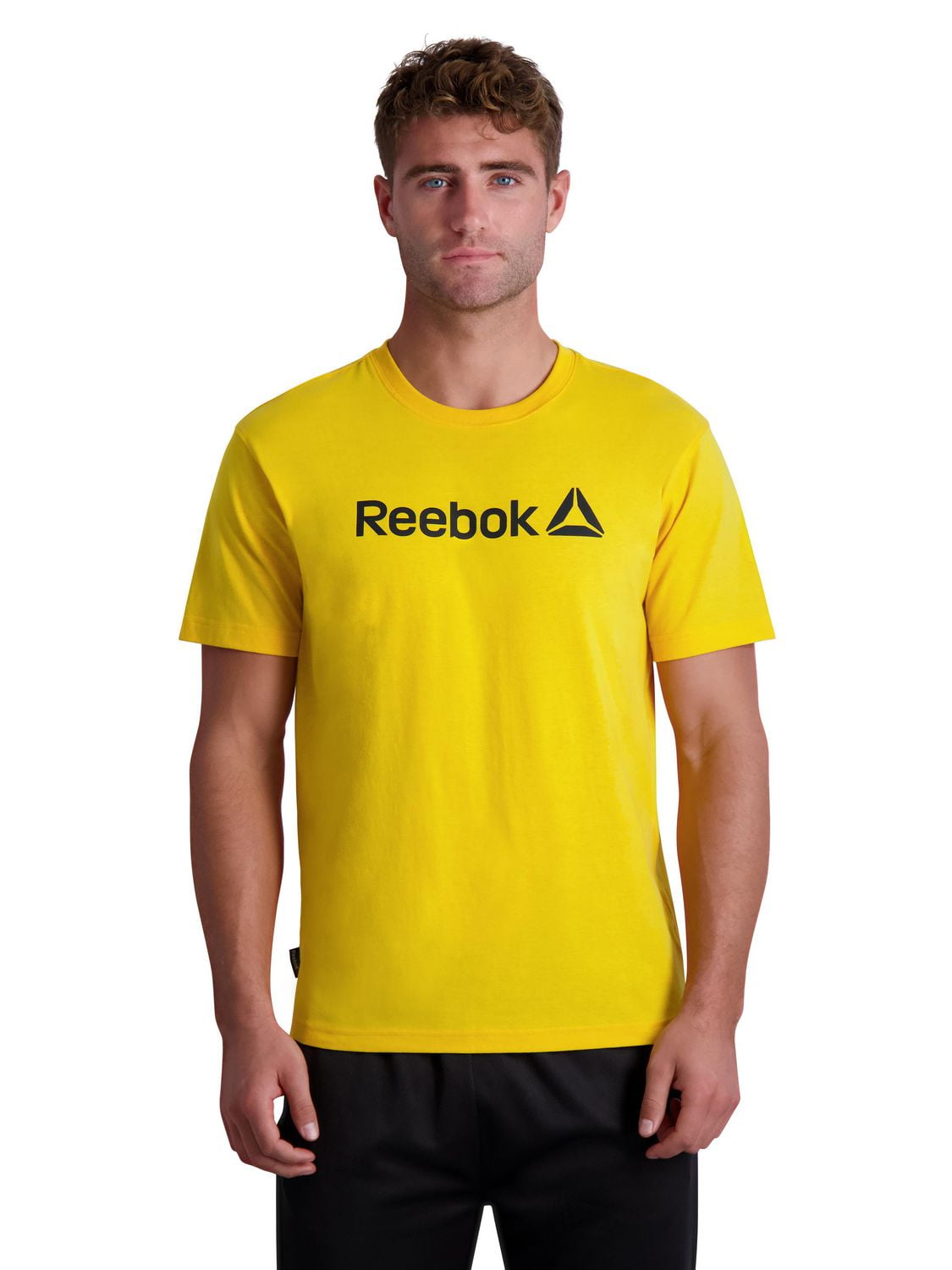 Reebok Men's Wordmark Graphic Short Sleeve Tee