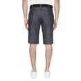 thumbnail image 3 of Dark Black Men's Belted Cargo Capri Short -Black, 3 of 6