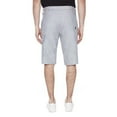 thumbnail image 3 of Dark Black Men's Belted Cargo Capri Short - Silver, 3 of 6