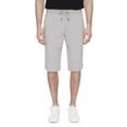 thumbnail image 1 of Dark Black Men's Pull on Cargo Capri Short - Cream, 1 of 6