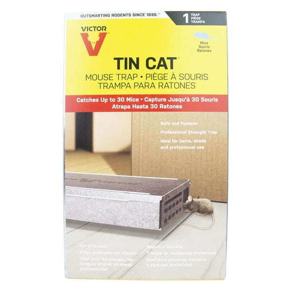 Victor TIN CAT Live Catch Mouse Trap