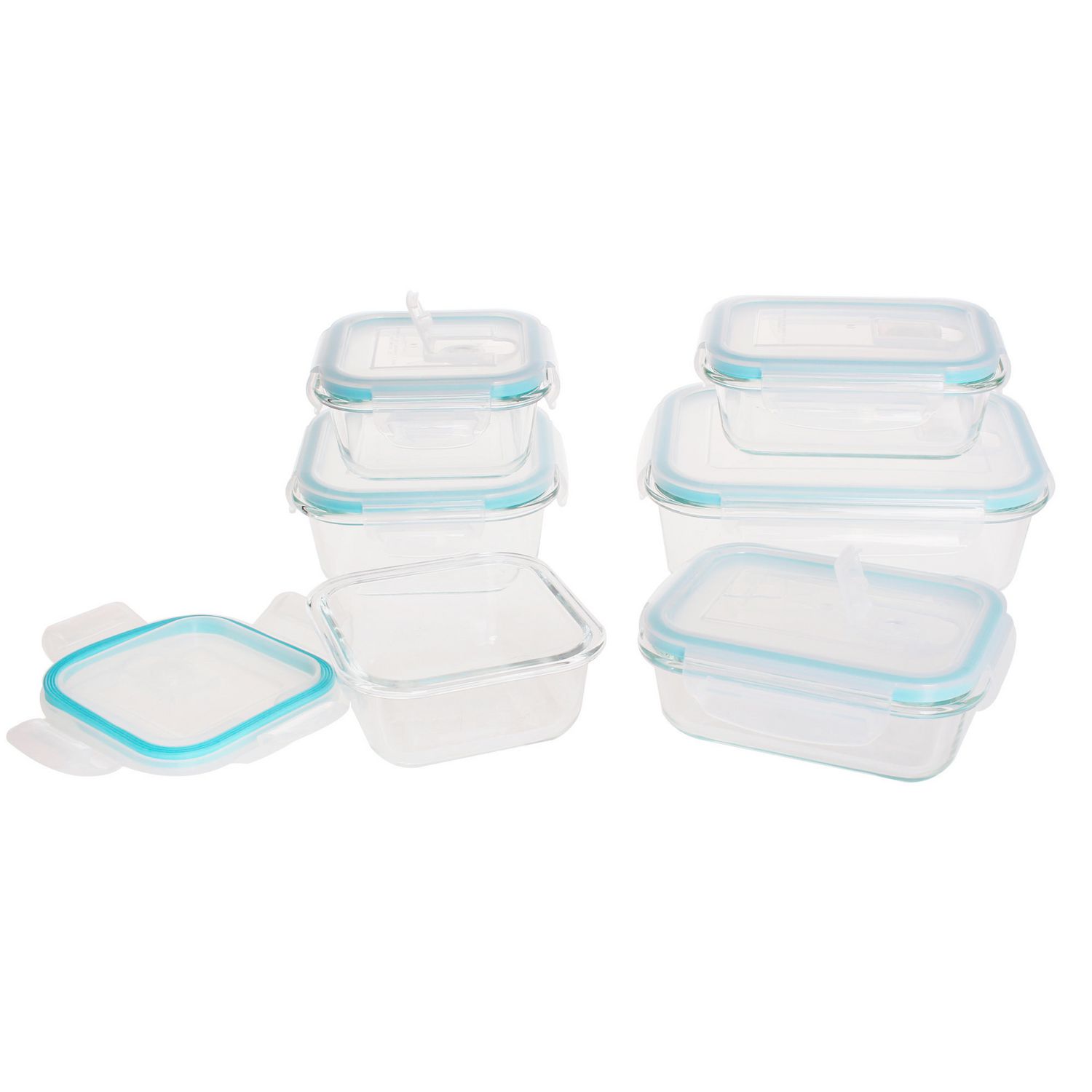 MAINSTAYS Glass Food Storage Box Set 12 pieces Walmart.ca