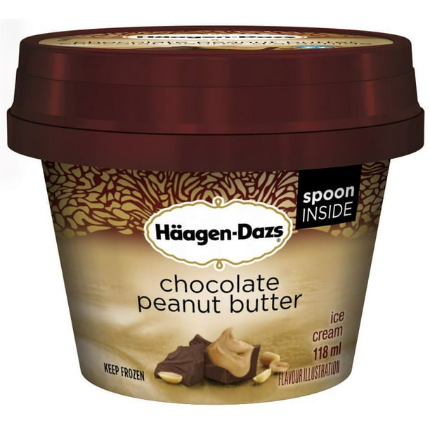 HÄagen Dazs® Chocolate Peanut Butter Ice Cream Cups Walmartca