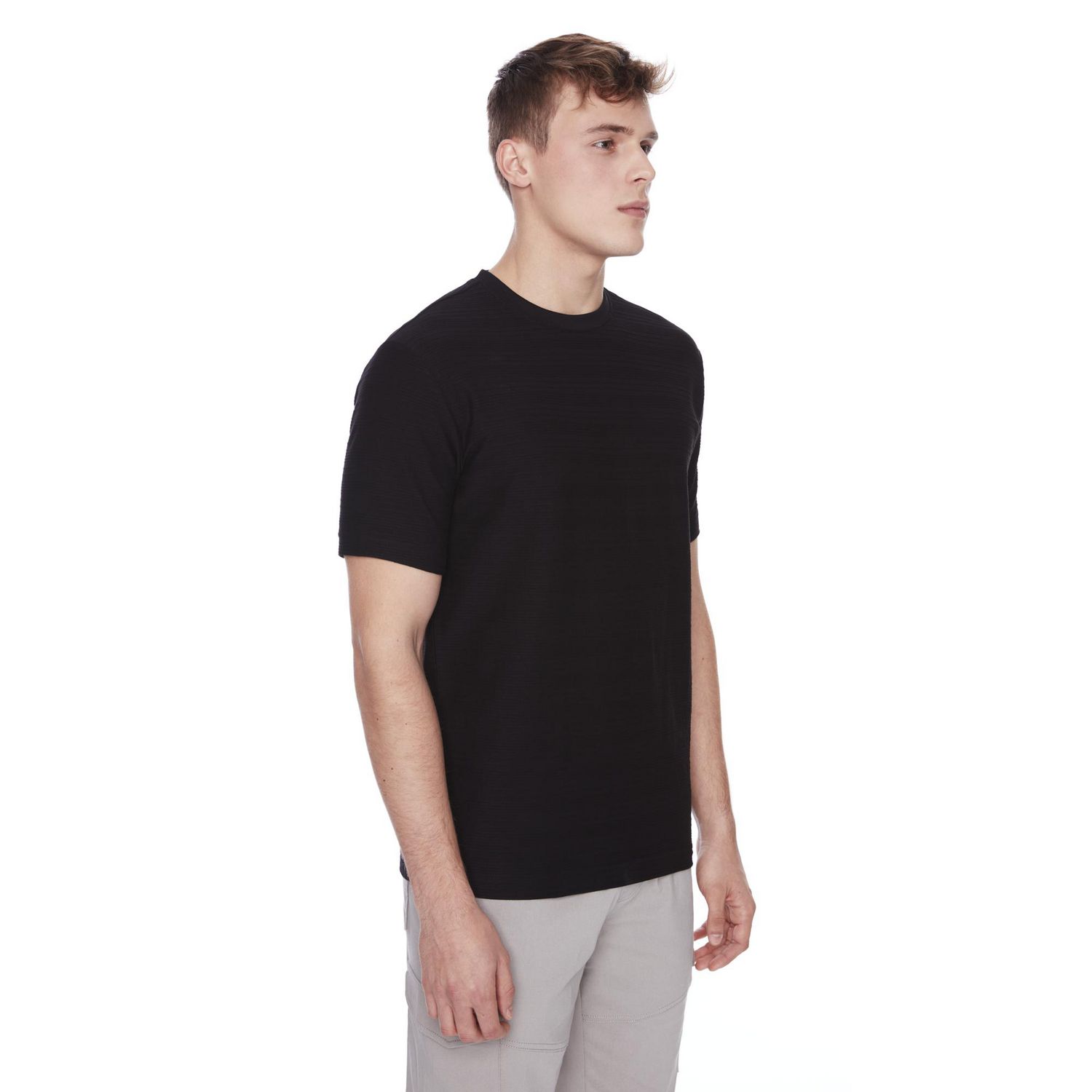 Dark Black Men's Short-Sleeve T-Shirt