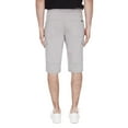 thumbnail image 3 of Dark Black Men's Pull on Cargo Capri Short - Cream, 3 of 6