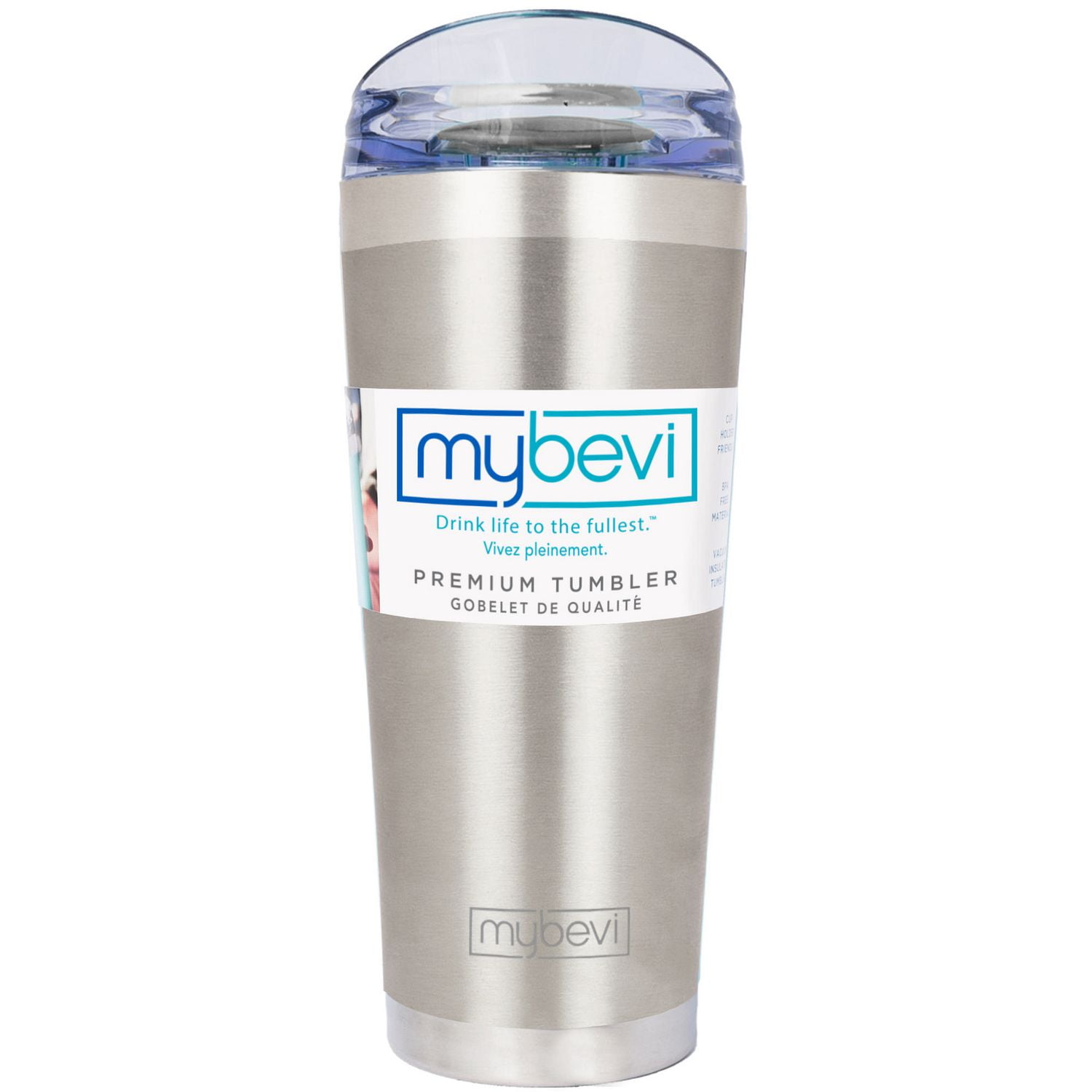 MyBevi Vacuum Insulated Premium Grey Tumbler Walmart Canada