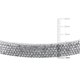 Miadora Bracelet rigide avec zircons cubiques 8.20 ct TGW en argent sterling, 7.25 pouces en longueur – image 3 sur 5