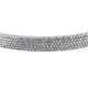 Miadora Bracelet rigide avec zircons cubiques 8.20 ct TGW en argent sterling, 7.25 pouces en longueur – image 4 sur 5