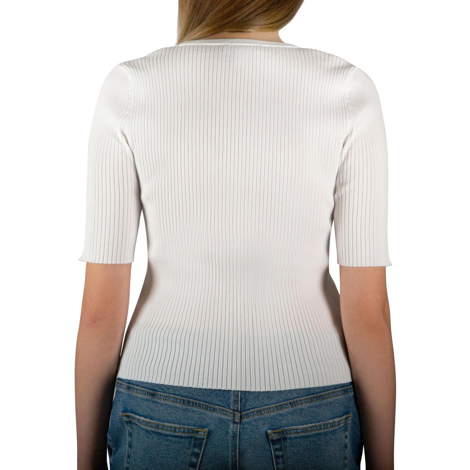 BB ELBW SLV RIB TOP