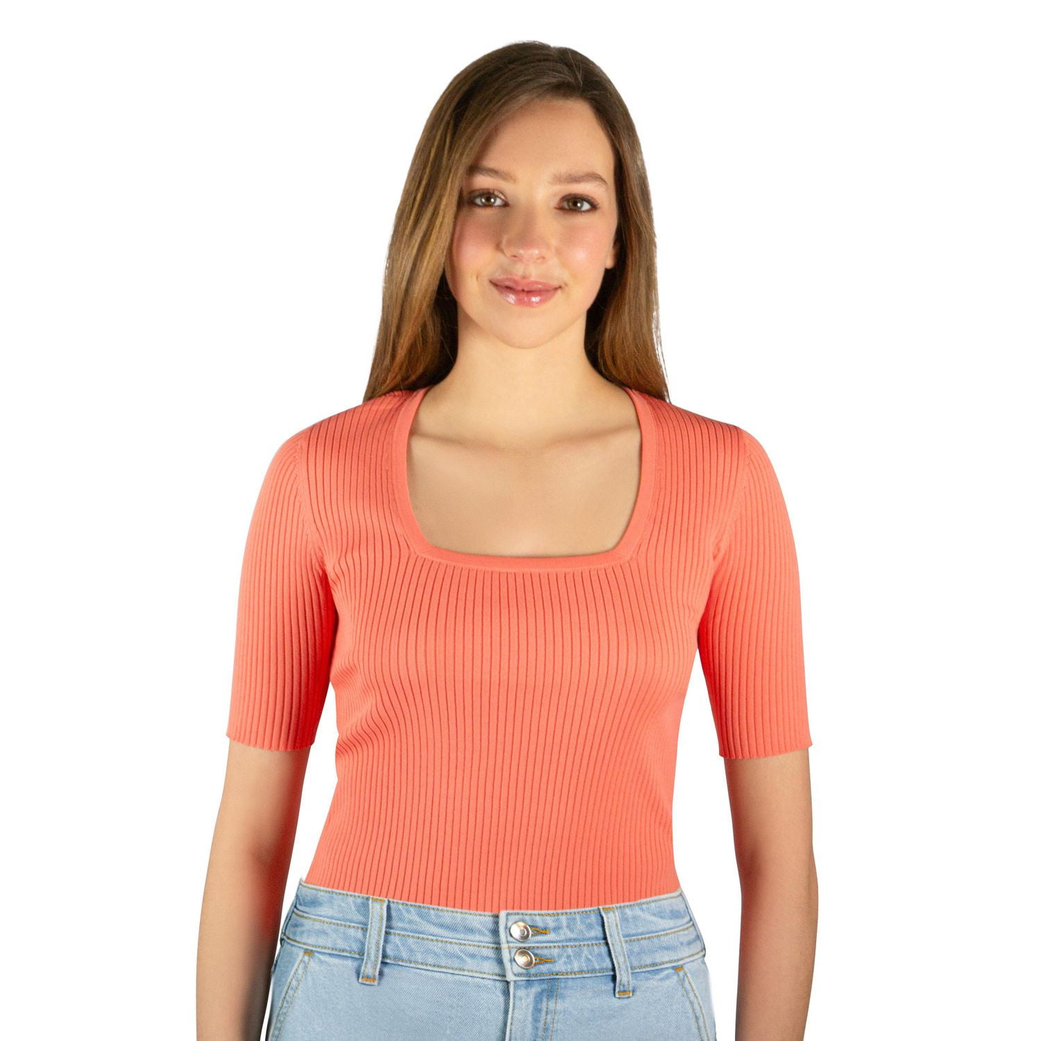 BB ELBW SLV RIB TOP