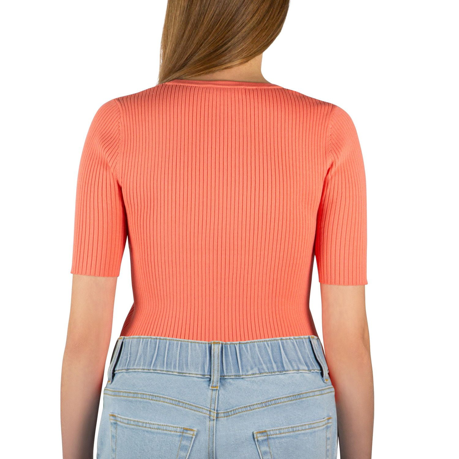 BB ELBW SLV RIB TOP