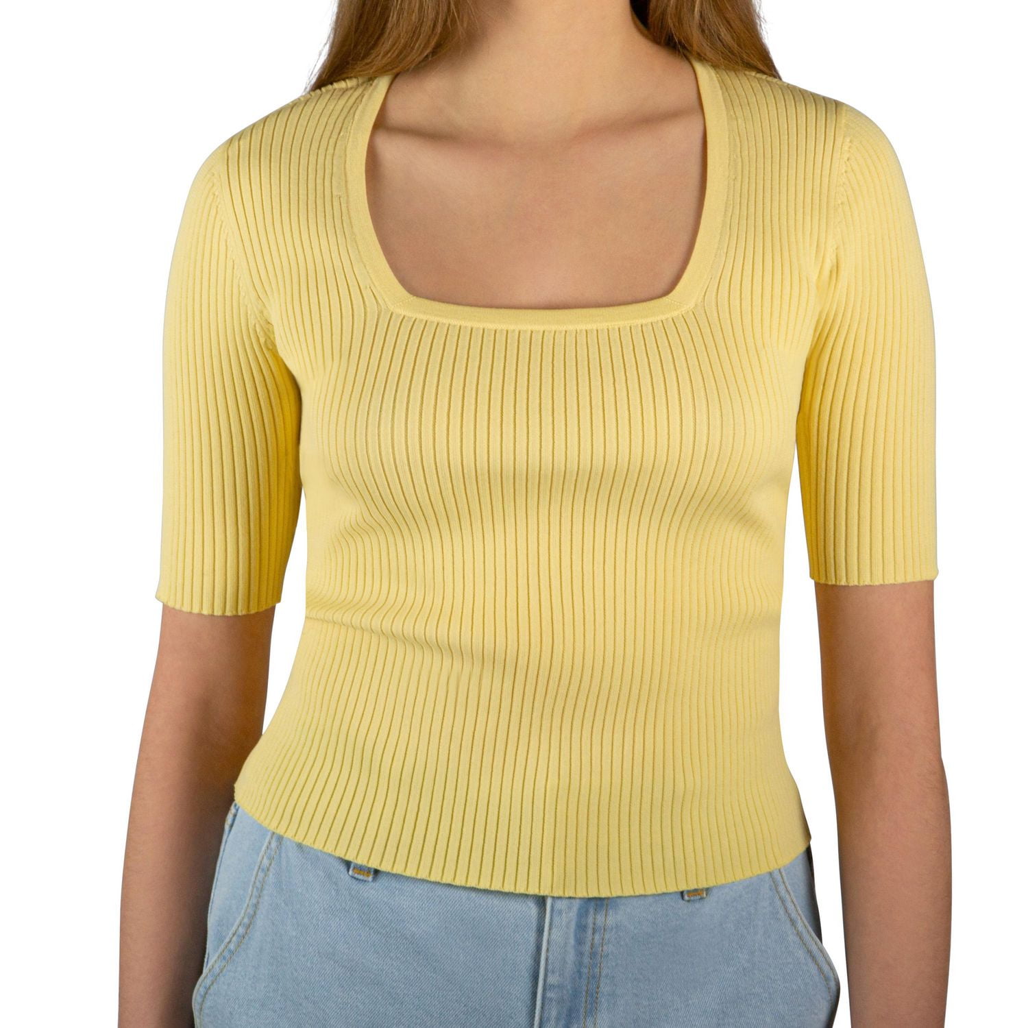 BB ELBW SLV RIB TOP