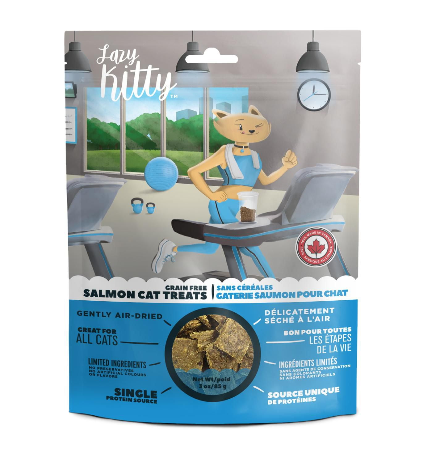 Lazy Kitty AirDried Salmon Cat Treats 85g Walmart Canada
