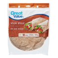thumbnail image 1 of Great Value Whole Wheat Tortillas 10", 1 of 3
