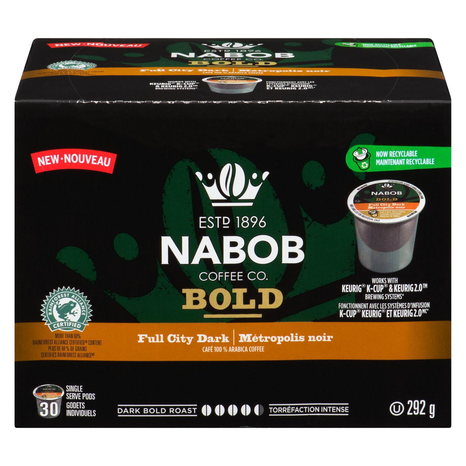 Nabob Full City Dark Coffee Pods Walmart Canada