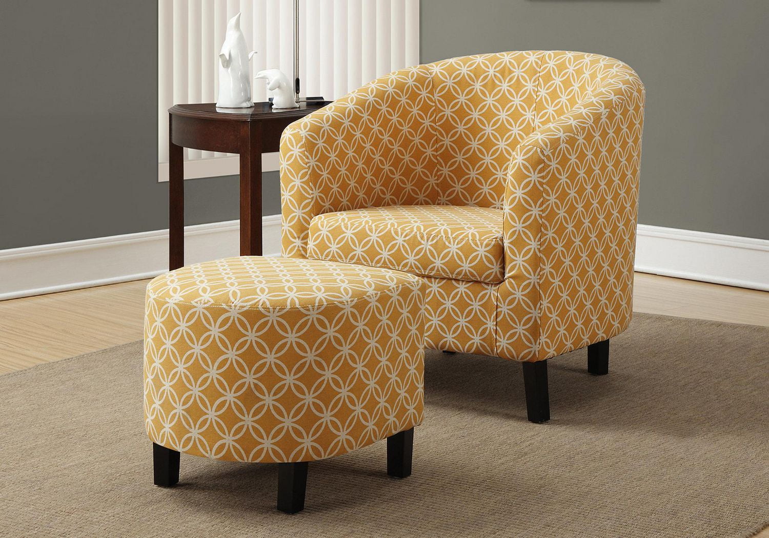 Monarch Specialties Yellow Accent Chair | Walmart Canada