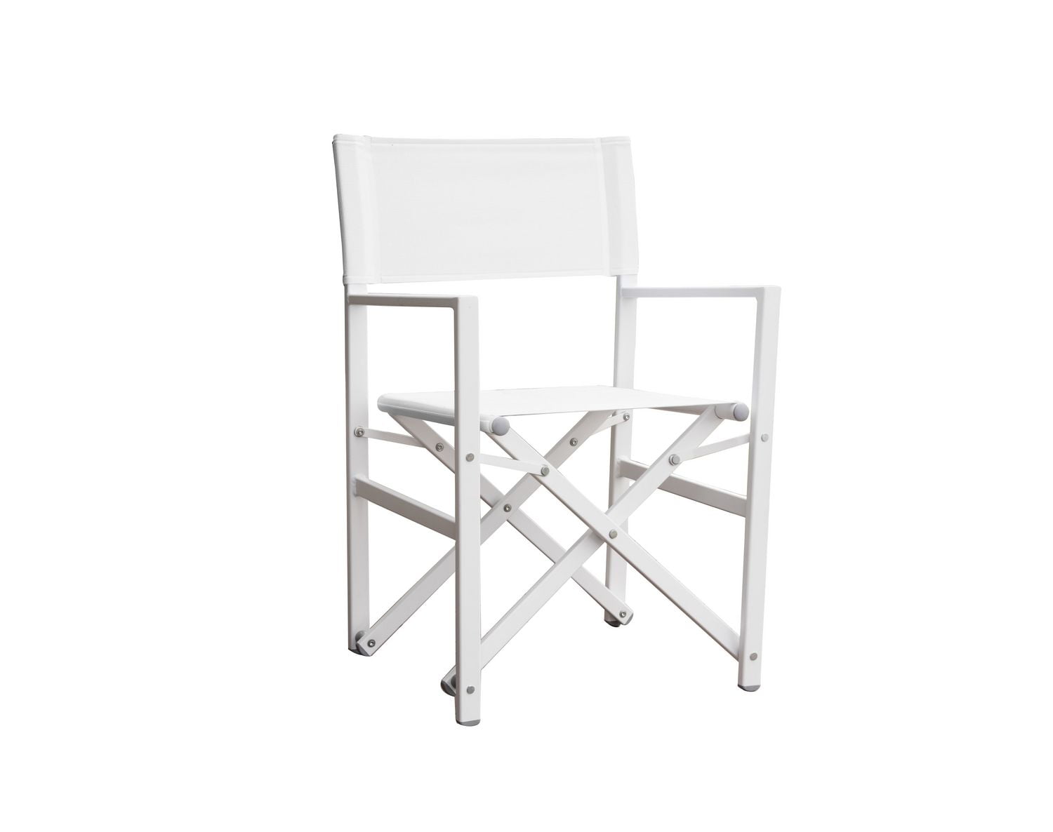 Vivere White Aluminum Folding Studio Chair With White Frame Walmart Ca   999999 713799001720 