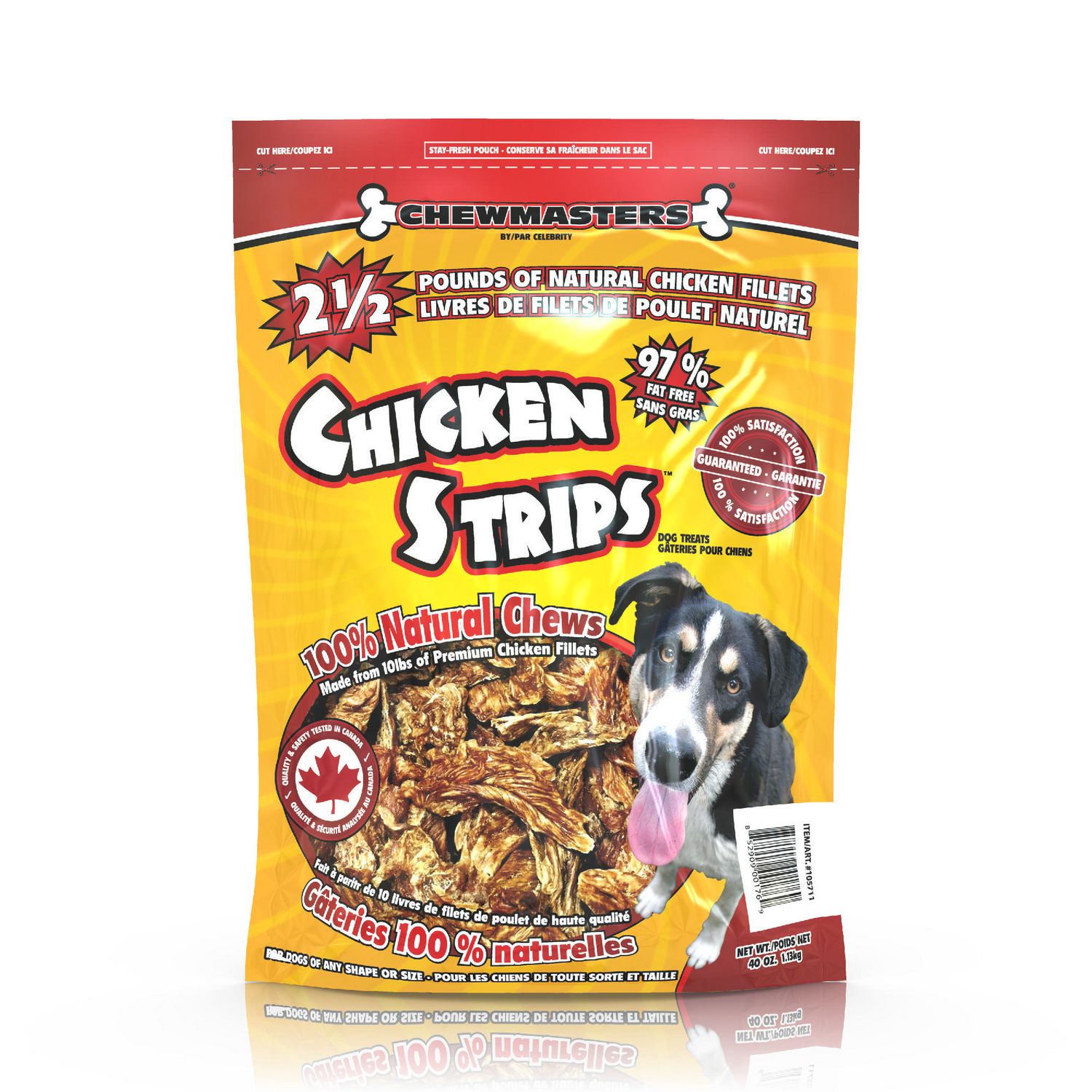 Chewmasters Chicken Strips Dog Treats 