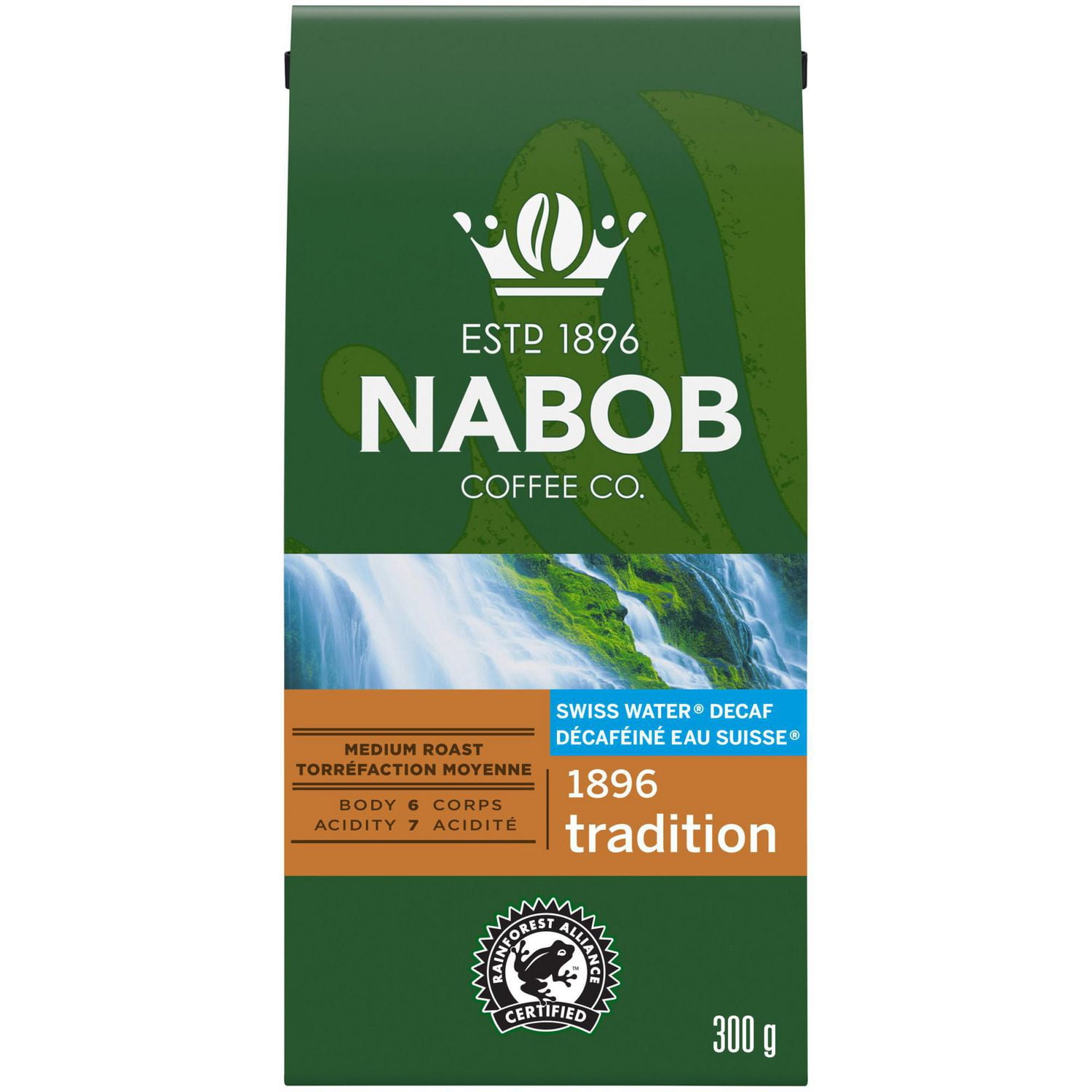 Nabob 1896 Tradition Ground Swiss Water Decaffeinated Coffee Walmart