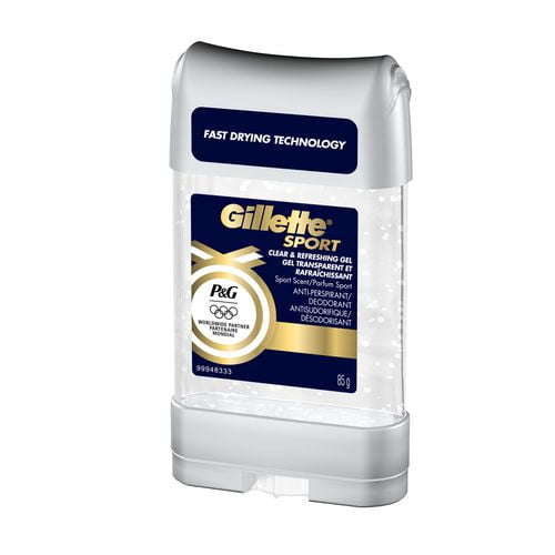 Gillette Déodorant antisudorifique gel transparent et rafraîchissant - parfum Sport