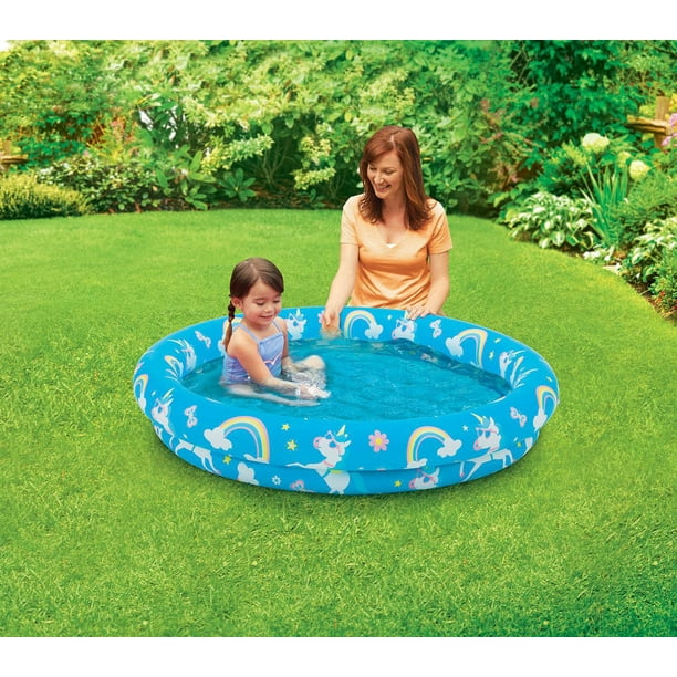 2 Rng Pool Play Day 2-Ring Pool- Unicorn Print - Walmart.ca