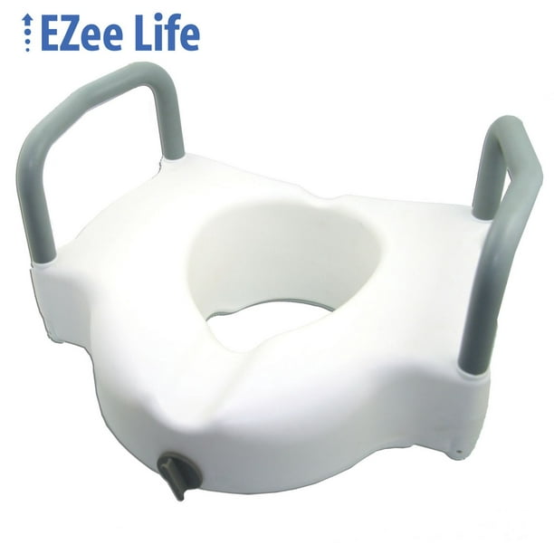 Siège de toilette surélevé de 4 po avec bras Ezee Life