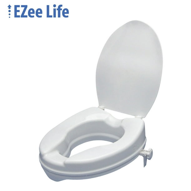 Siège de toilette surélevé de avec couvercle Ezee Life