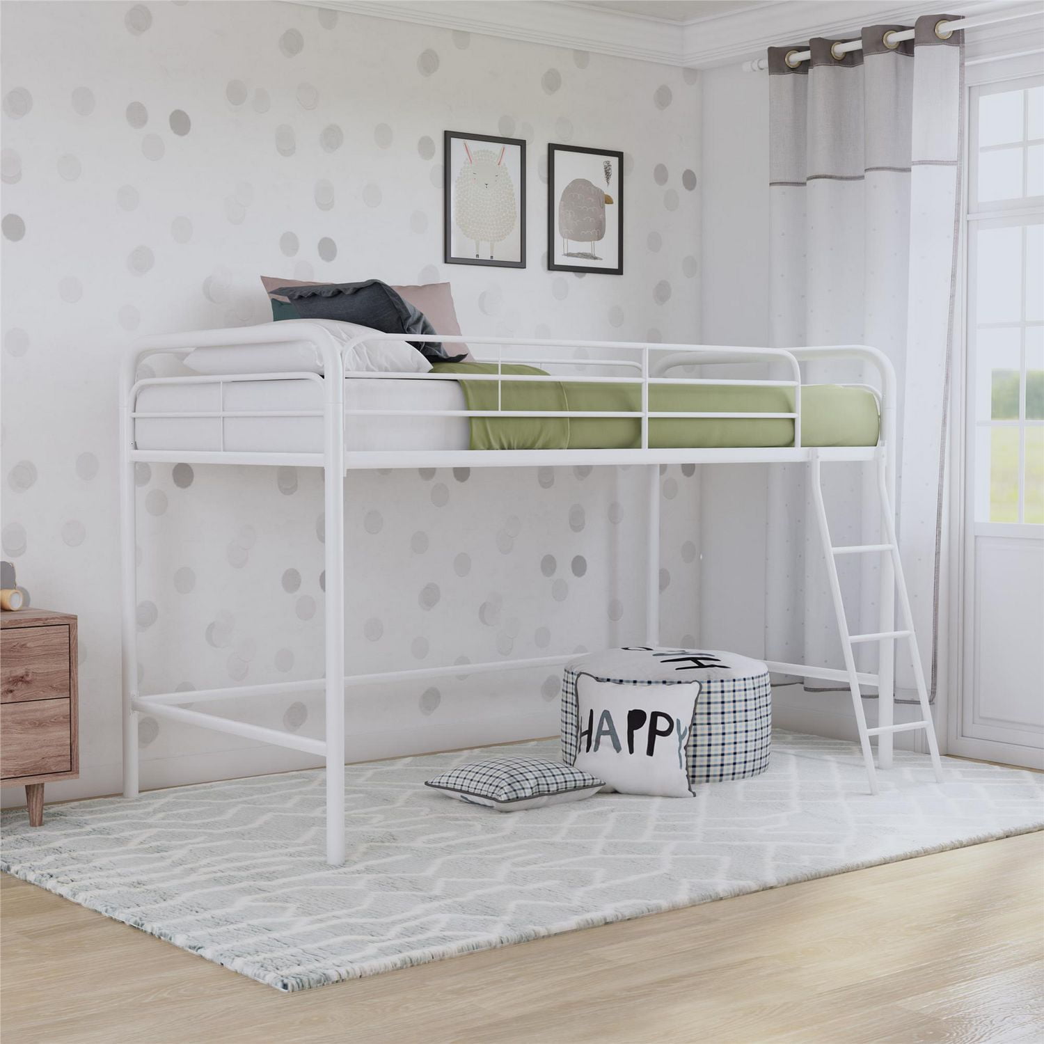 DHP Jett Junior Twin Metal Loft Bed - Walmart.ca