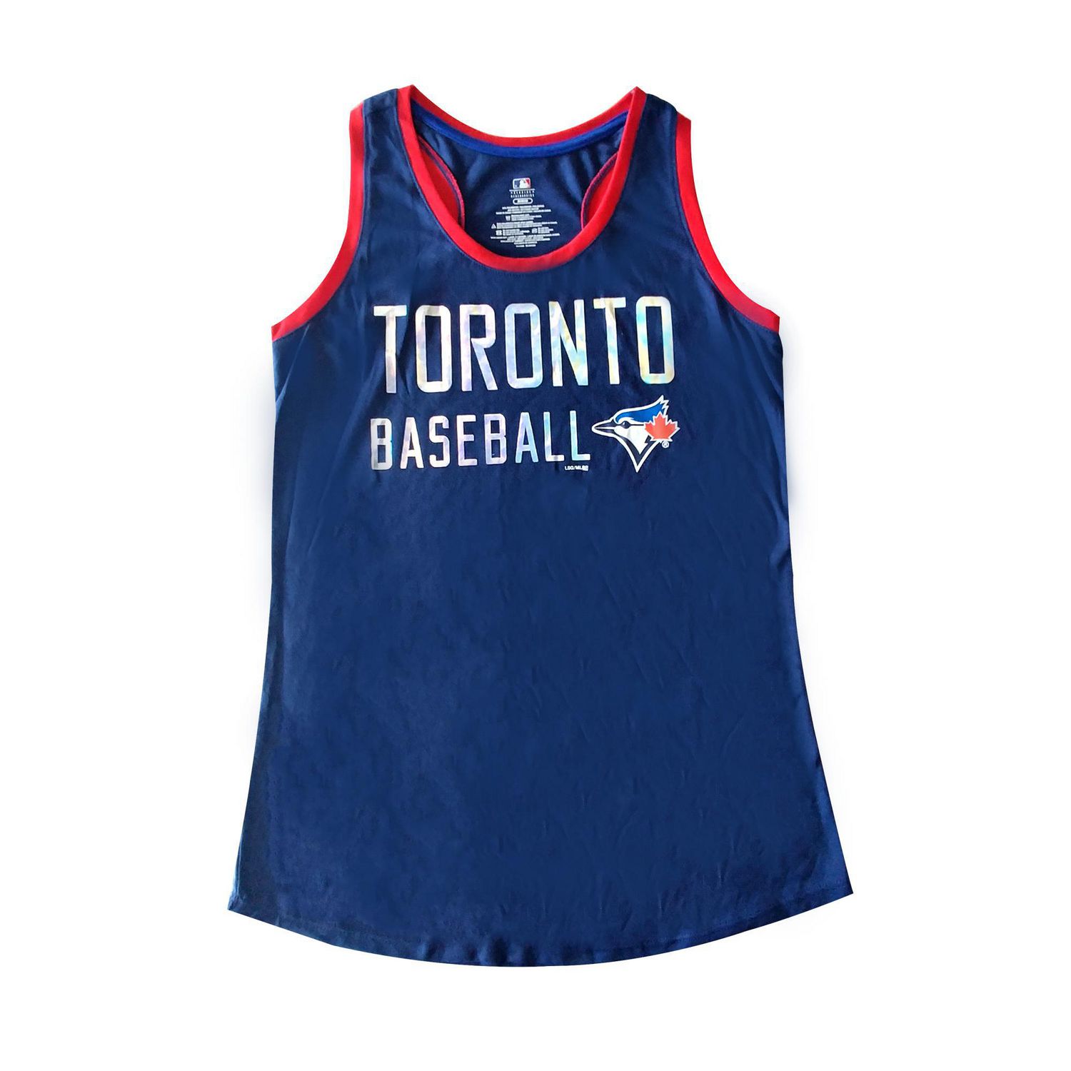 Toronto Blue Jays MLB Womens Burn Out Sleeveless Top