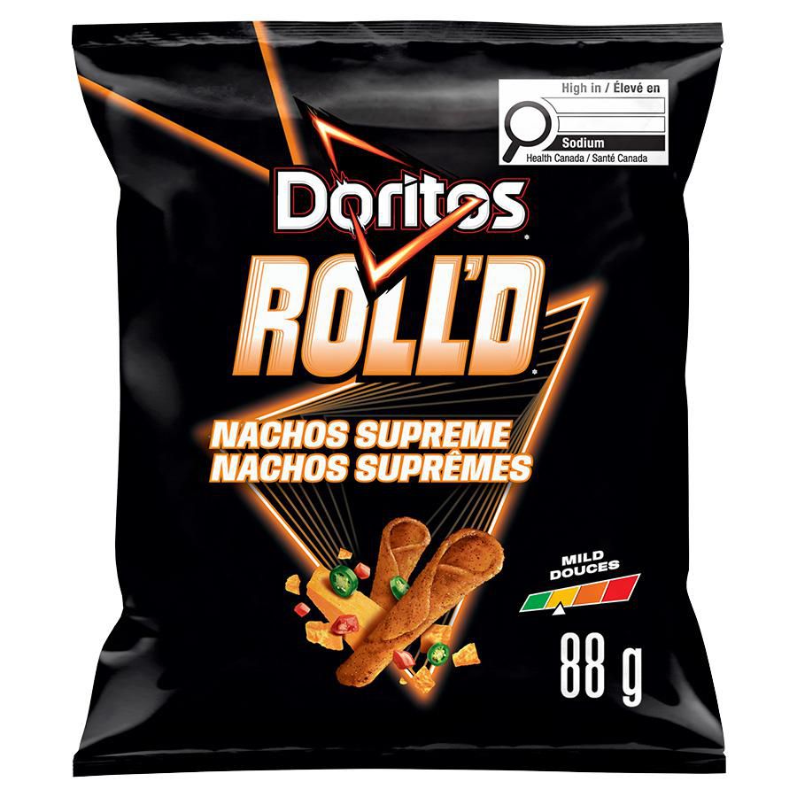 Doritos Roll'd Nachos Supreme Flavoured Rolled Tortilla Chips