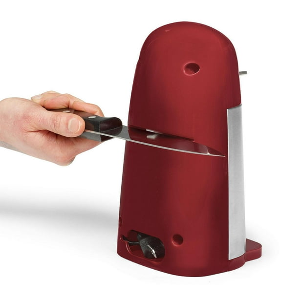 Starfrit 8-inch Mightican Electric Can Opener, Red - Curacao