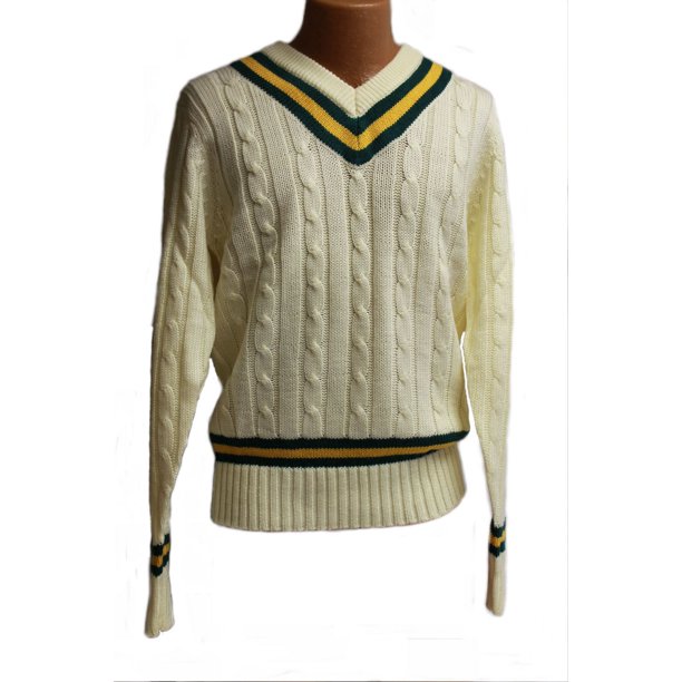 Chandail vert bouteille/or Gray Nicolls, taille moyenne