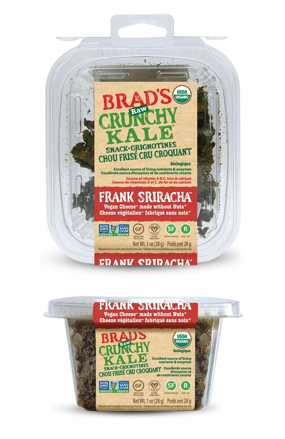 Brads Raw Foods Brads Raw Frank Sriracha Leafy Crunchy Kale Walmart