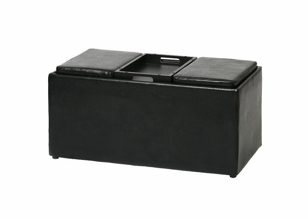 Walmart leather bench discount
