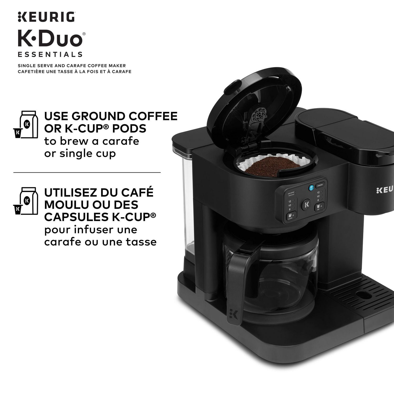 Keurig K-Duo cheapest Essentials Single Serve K-Cup Pod & Carafe Coffee Maker